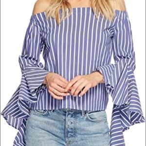 Bishop & Young Womens Gigi Sleeve Detail Top